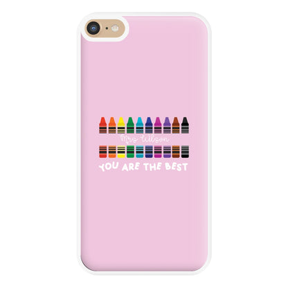 You Are The Best - Personalised Teachers Gift Phone Case for iPhone 6 Plus / 7 Plus / 8 Plus