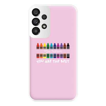 You Are The Best - Personalised Teachers Gift Phone Case for Galaxy A33