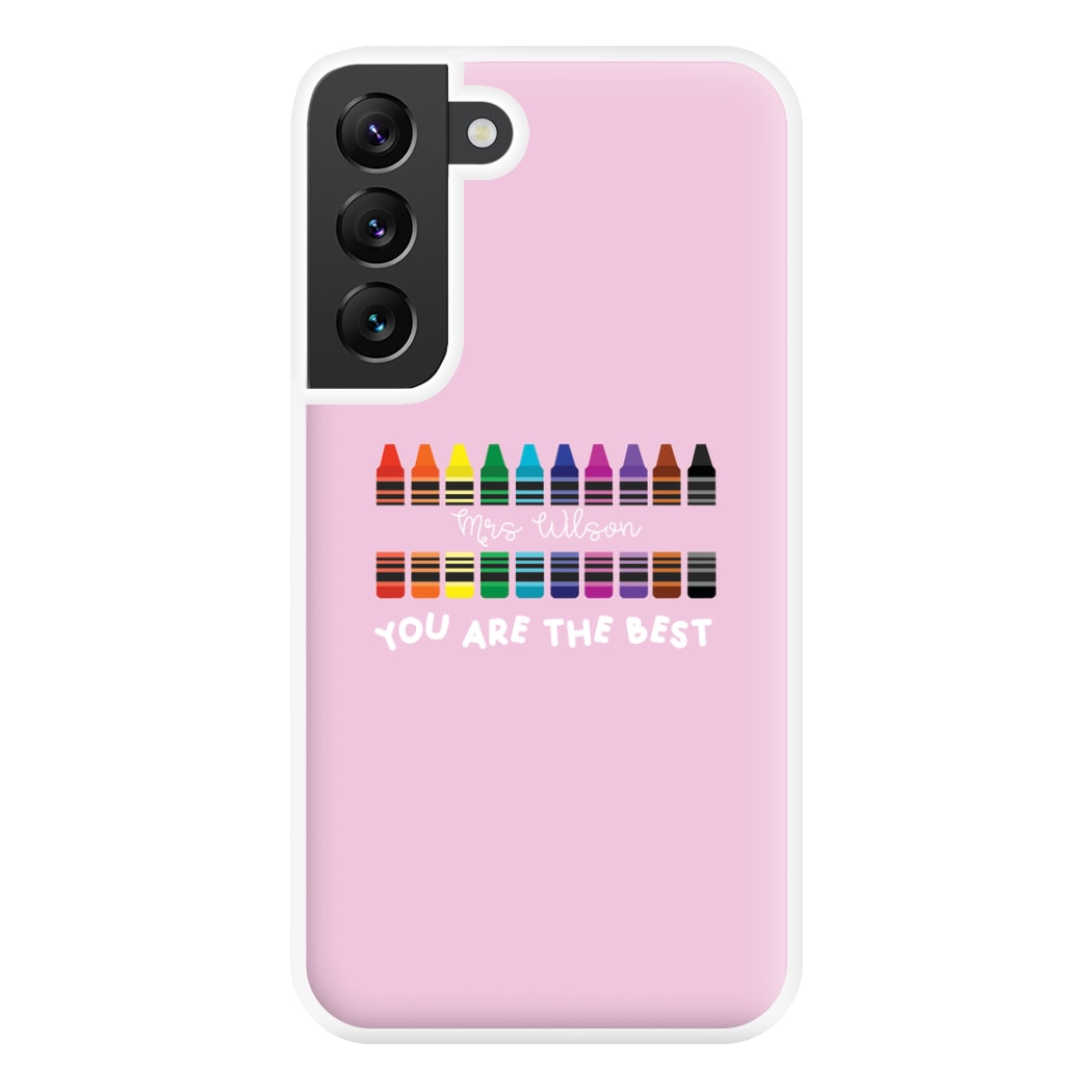 You Are The Best - Personalised Teachers Gift Phone Case for Galaxy S22 Plus