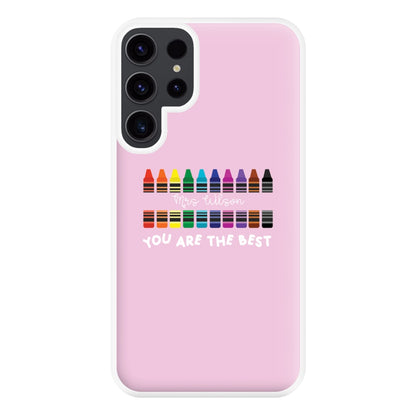 You Are The Best - Personalised Teachers Gift Phone Case for Galaxy S23 Ultra