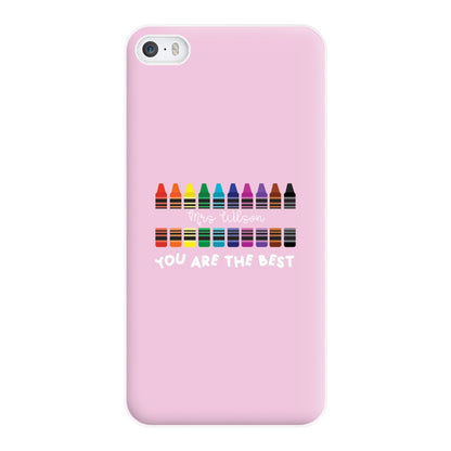 You Are The Best - Personalised Teachers Gift Phone Case for iPhone 5 / 5s / SE 2016