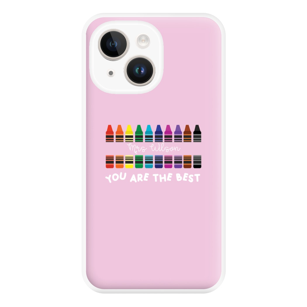 You Are The Best - Personalised Teachers Gift Phone Case for iPhone 14 Plus