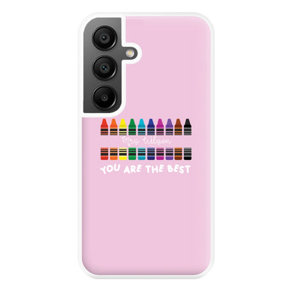 You Are The Best - Personalised Teachers Gift Phone Case for Galaxy A55