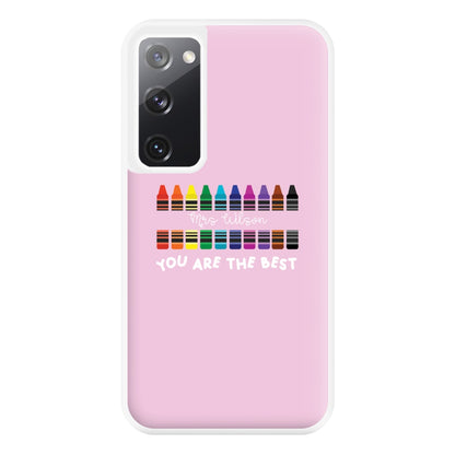 You Are The Best - Personalised Teachers Gift Phone Case for Galaxy S20FE