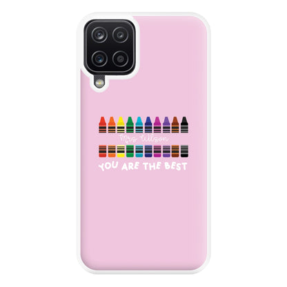 You Are The Best - Personalised Teachers Gift Phone Case for Galaxy A12