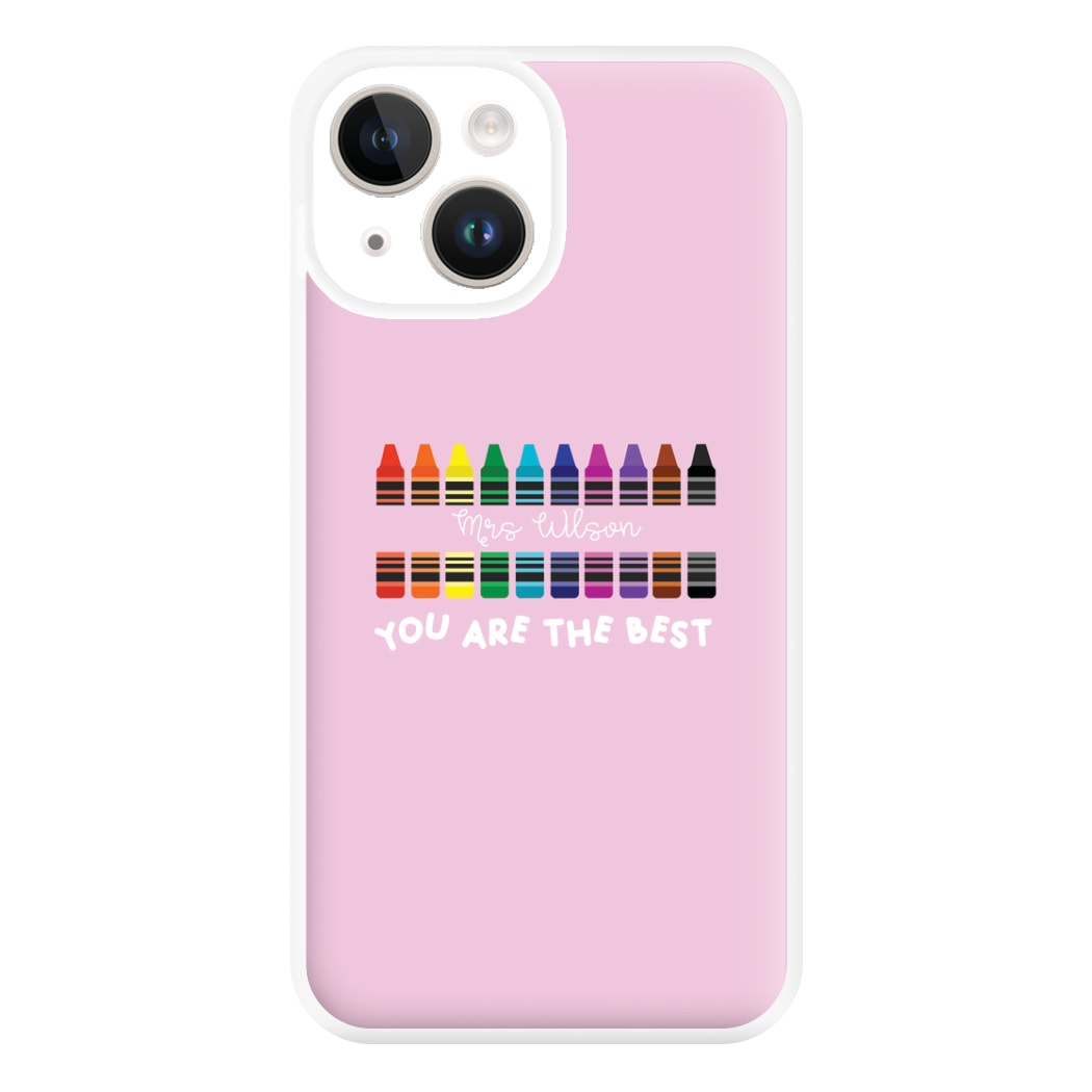 You Are The Best - Personalised Teachers Gift Phone Case for iPhone 14