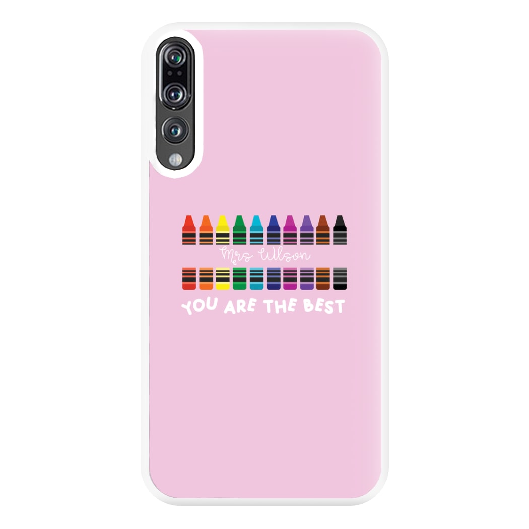 You Are The Best - Personalised Teachers Gift Phone Case for Huawei P20 Pro