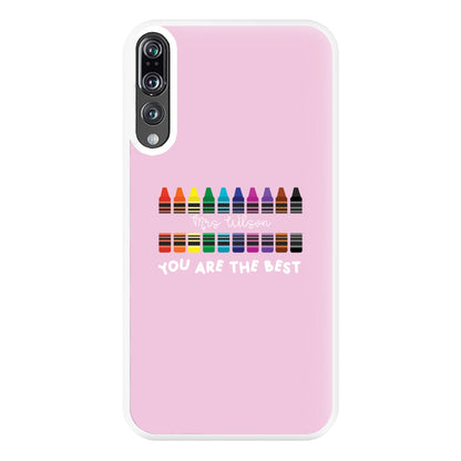 You Are The Best - Personalised Teachers Gift Phone Case for Huawei P20 Pro