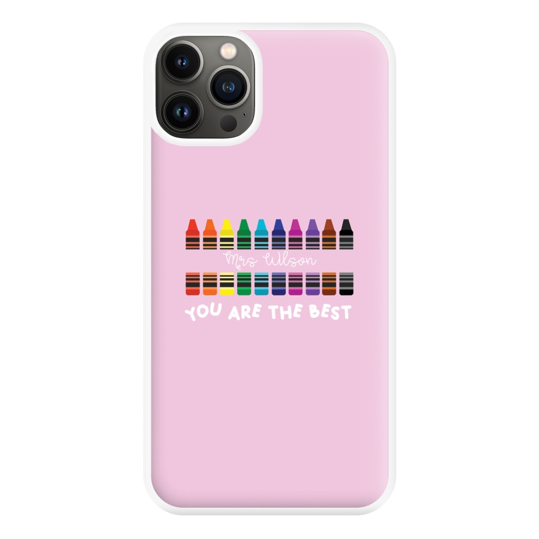 You Are The Best - Personalised Teachers Gift Phone Case for iPhone 13