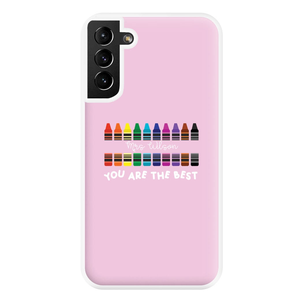 You Are The Best - Personalised Teachers Gift Phone Case for Galaxy S21 Plus