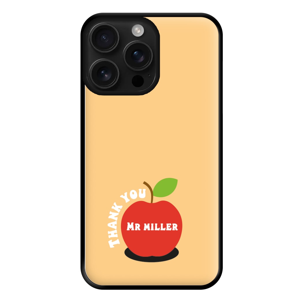 Apple - Personalised Teachers Gift Phone Case