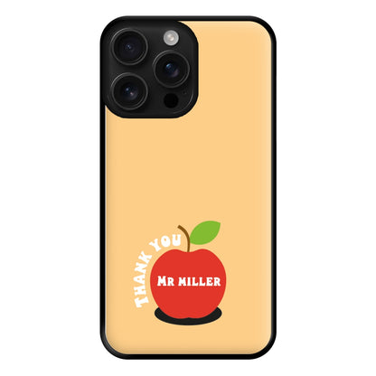 Apple - Personalised Teachers Gift Phone Case for iPhone 16 Pro Max