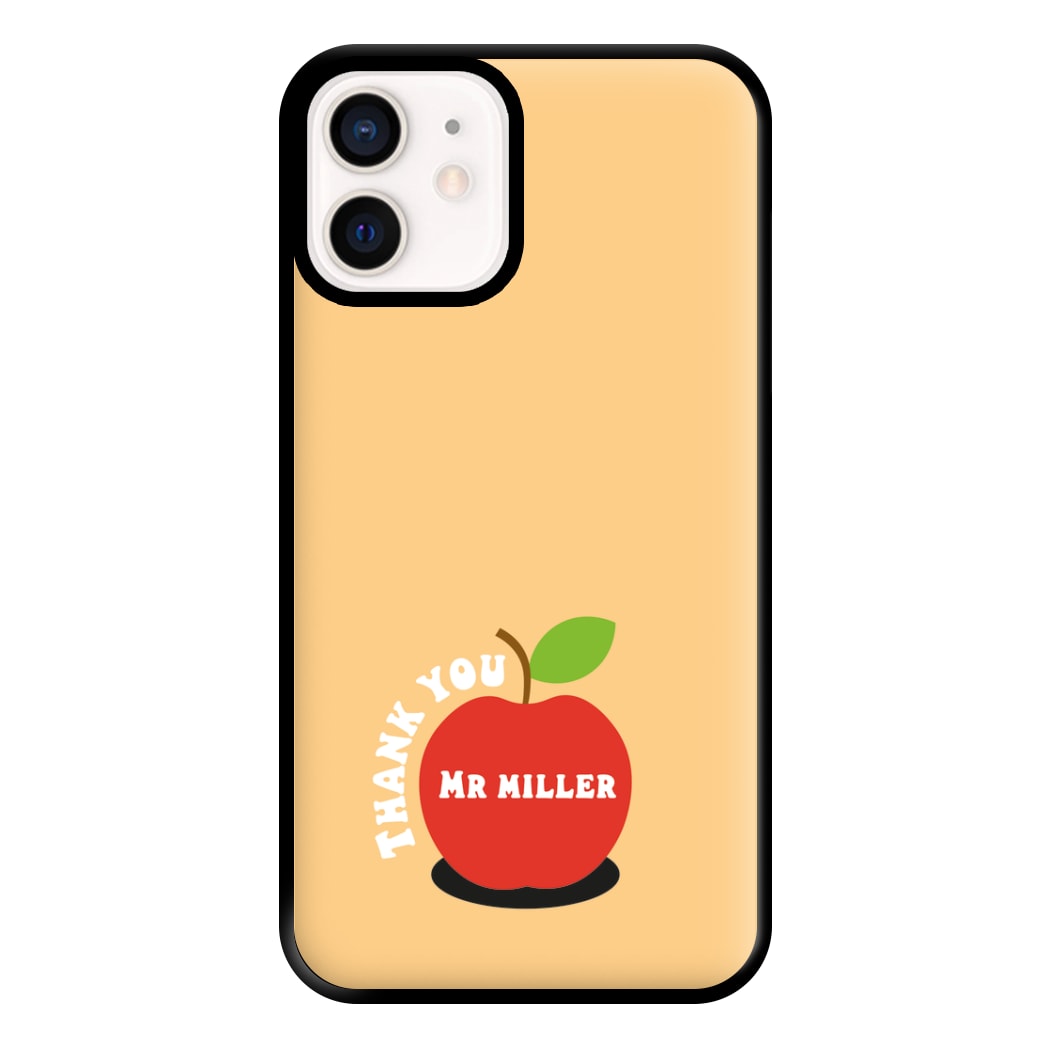 Apple - Personalised Teachers Gift Phone Case for iPhone 12 Mini