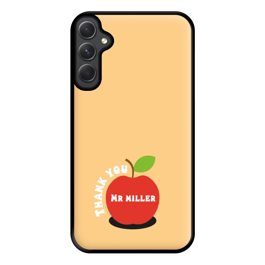 Apple - Personalised Teachers Gift Phone Case for Galaxy A34