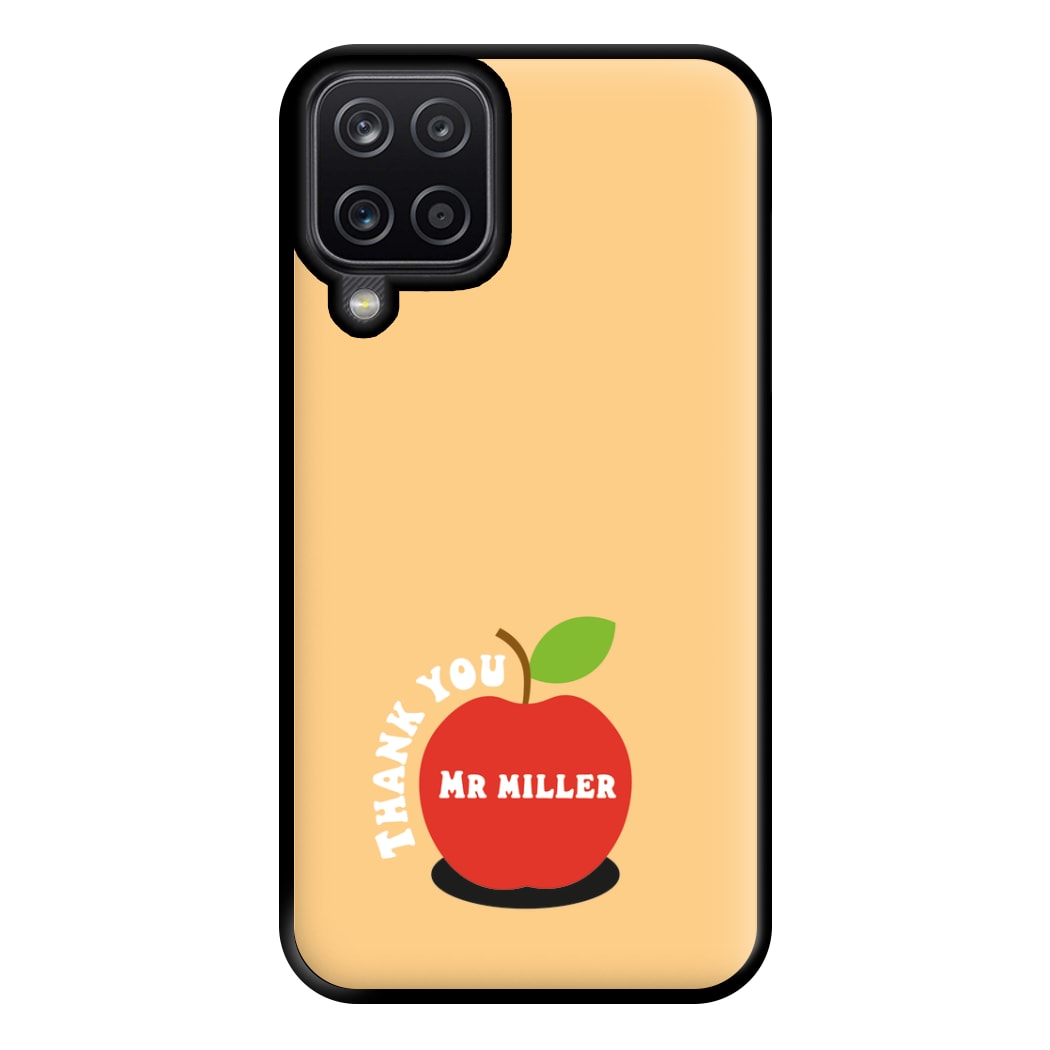 Apple - Personalised Teachers Gift Phone Case for Galaxy A12