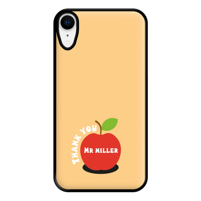 Apple - Personalised Teachers Gift Phone Case for iPhone XR