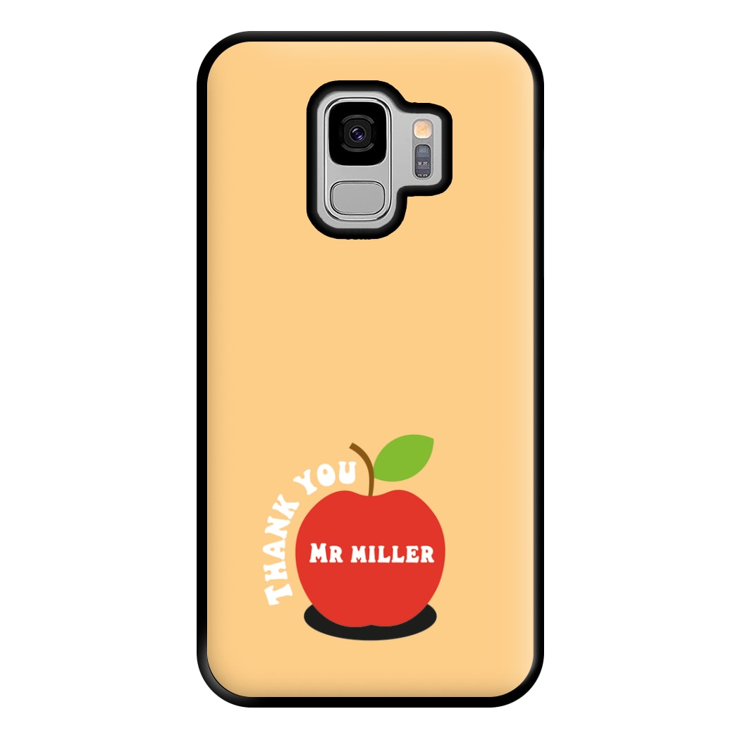 Apple - Personalised Teachers Gift Phone Case for Galaxy S9 Plus