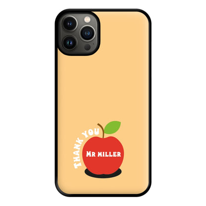 Apple - Personalised Teachers Gift Phone Case for iPhone 13