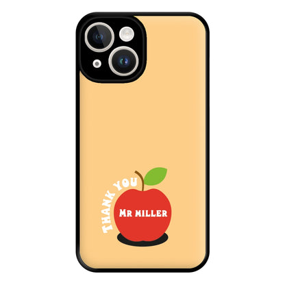 Apple - Personalised Teachers Gift Phone Case for iPhone 14