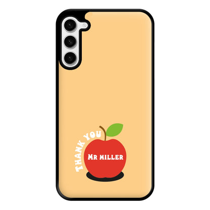 Apple - Personalised Teachers Gift Phone Case for Galaxy S23 Plus