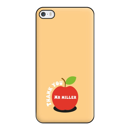 Apple - Personalised Teachers Gift Phone Case for iPhone 5 / 5s / SE 2016