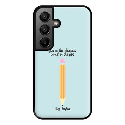 Sharpest Pencil In The Pot - Personalised Teachers Gift Phone Case for Google Pixel 8