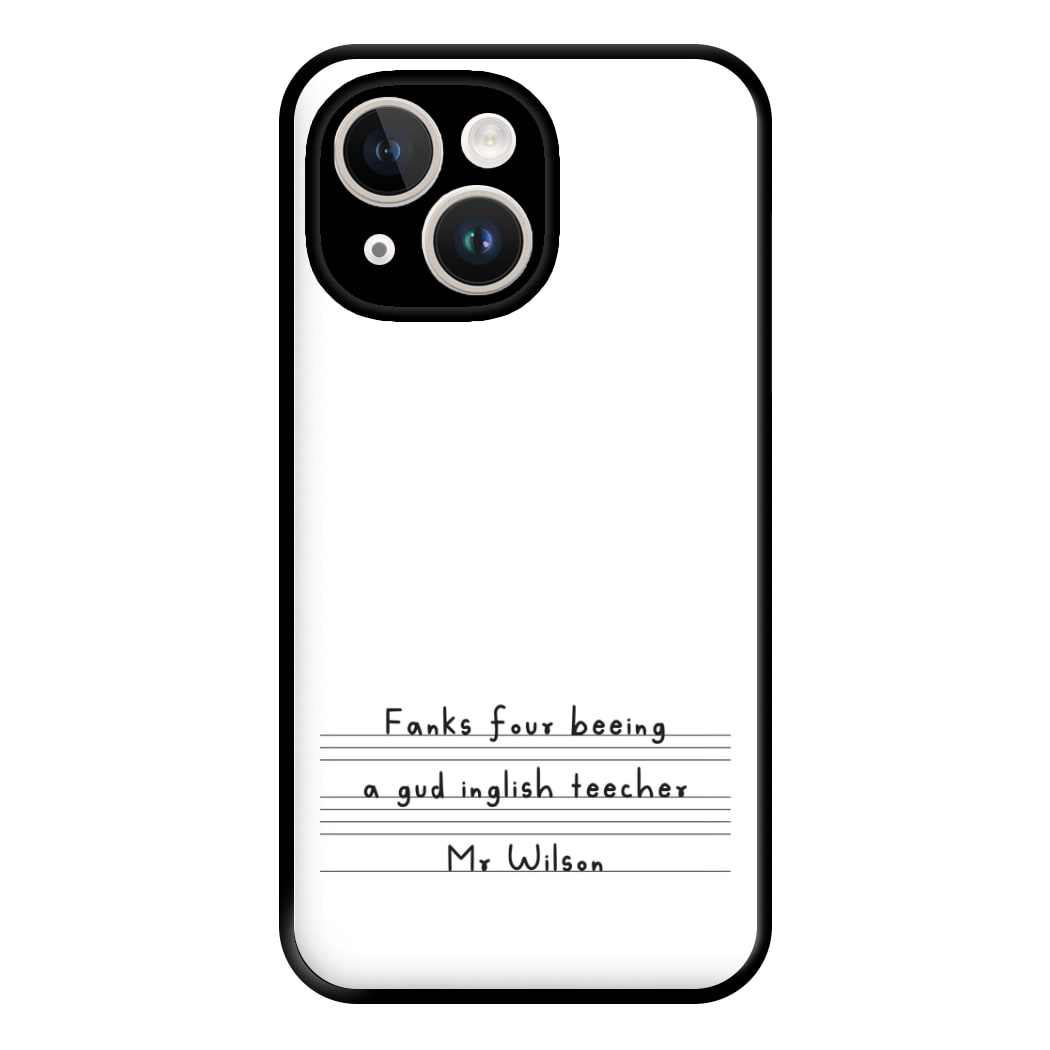 English Teacher - Personalised Teachers Gift Phone Case for iPhone 14 Plus