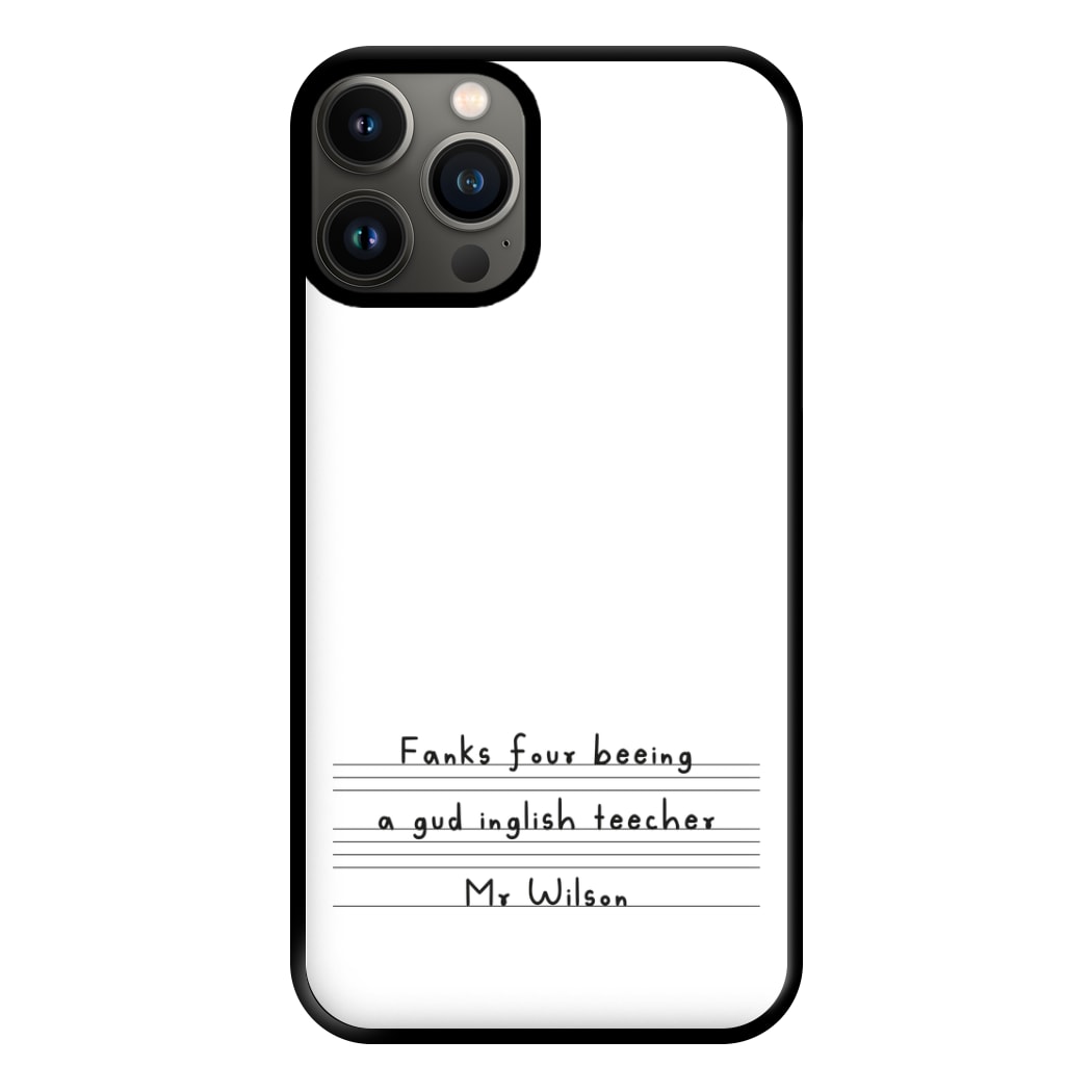 English Teacher - Personalised Teachers Gift Phone Case for iPhone 11 Pro Max