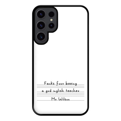 English Teacher - Personalised Teachers Gift Phone Case for Galaxy S23 Ultra