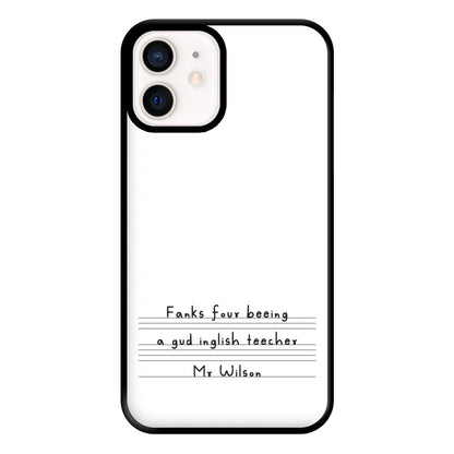 English Teacher - Personalised Teachers Gift Phone Case for iPhone 12 Mini