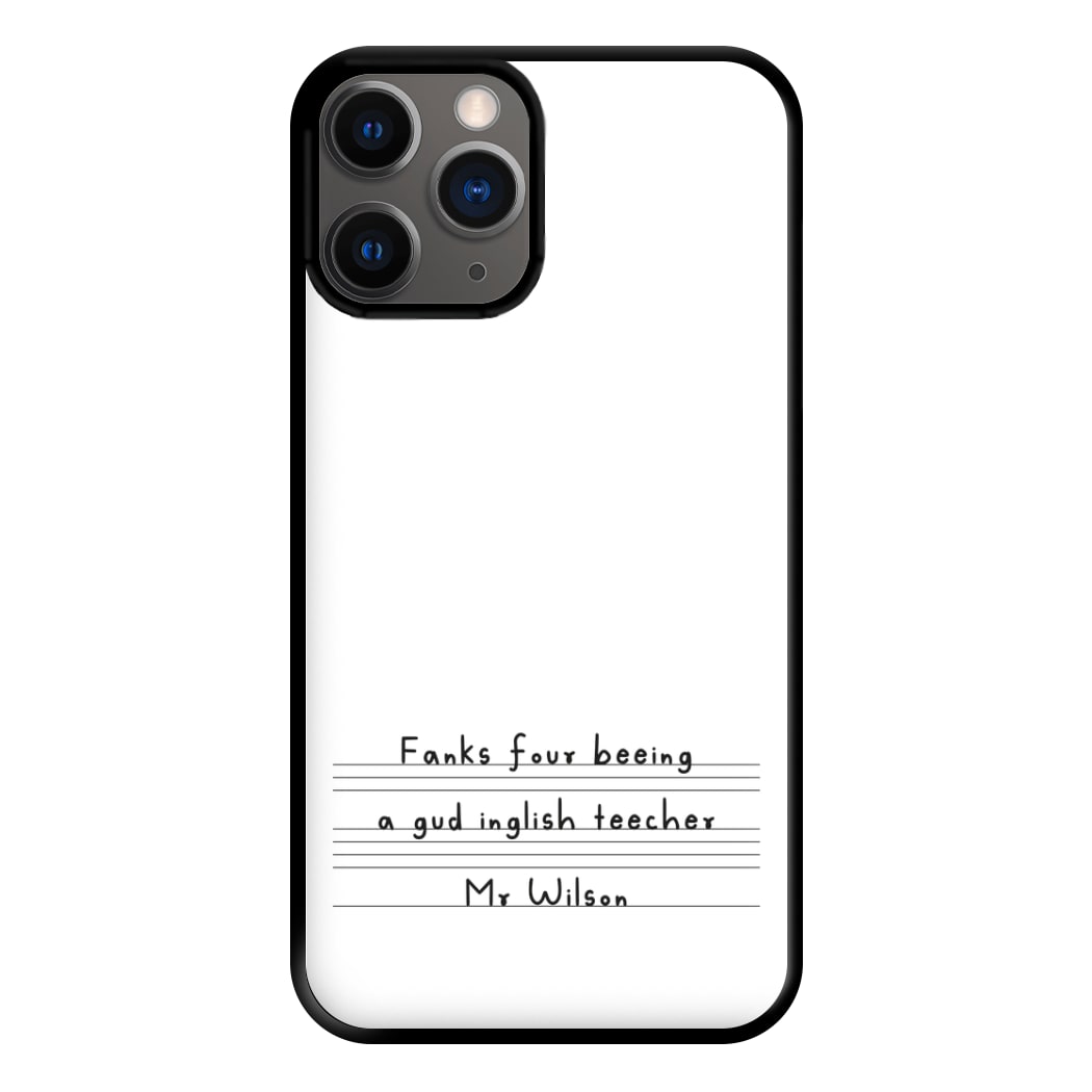 English Teacher - Personalised Teachers Gift Phone Case for iPhone 12 Pro Max