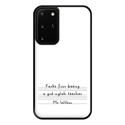 English Teacher - Personalised Teachers Gift Phone Case for Galaxy S20 Plus