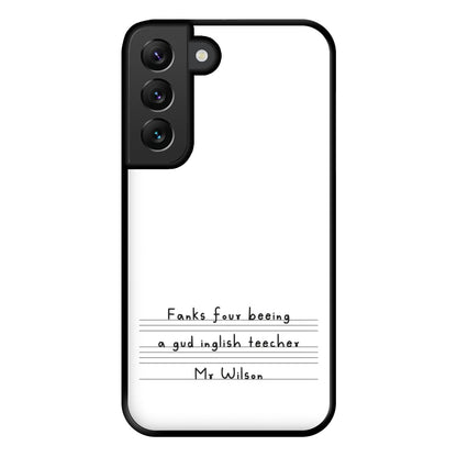 English Teacher - Personalised Teachers Gift Phone Case for Galaxy S22 Plus