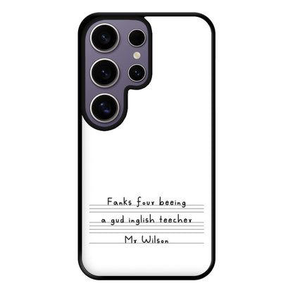 English Teacher - Personalised Teachers Gift Phone Case for Galaxy S25 Ultra