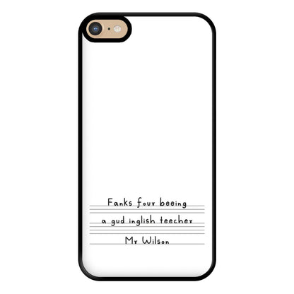 English Teacher - Personalised Teachers Gift Phone Case for iPhone 6 Plus / 7 Plus / 8 Plus