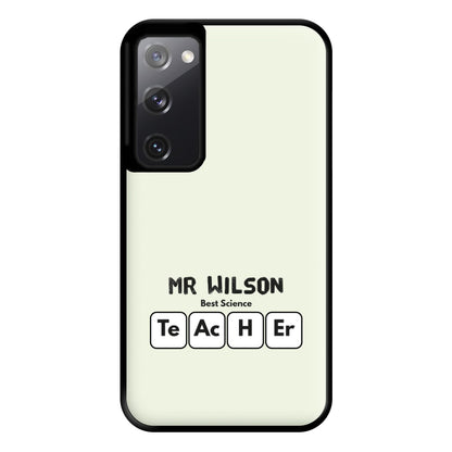 Science Teacher - Personalised Teachers Gift Phone Case for Galaxy S20FE