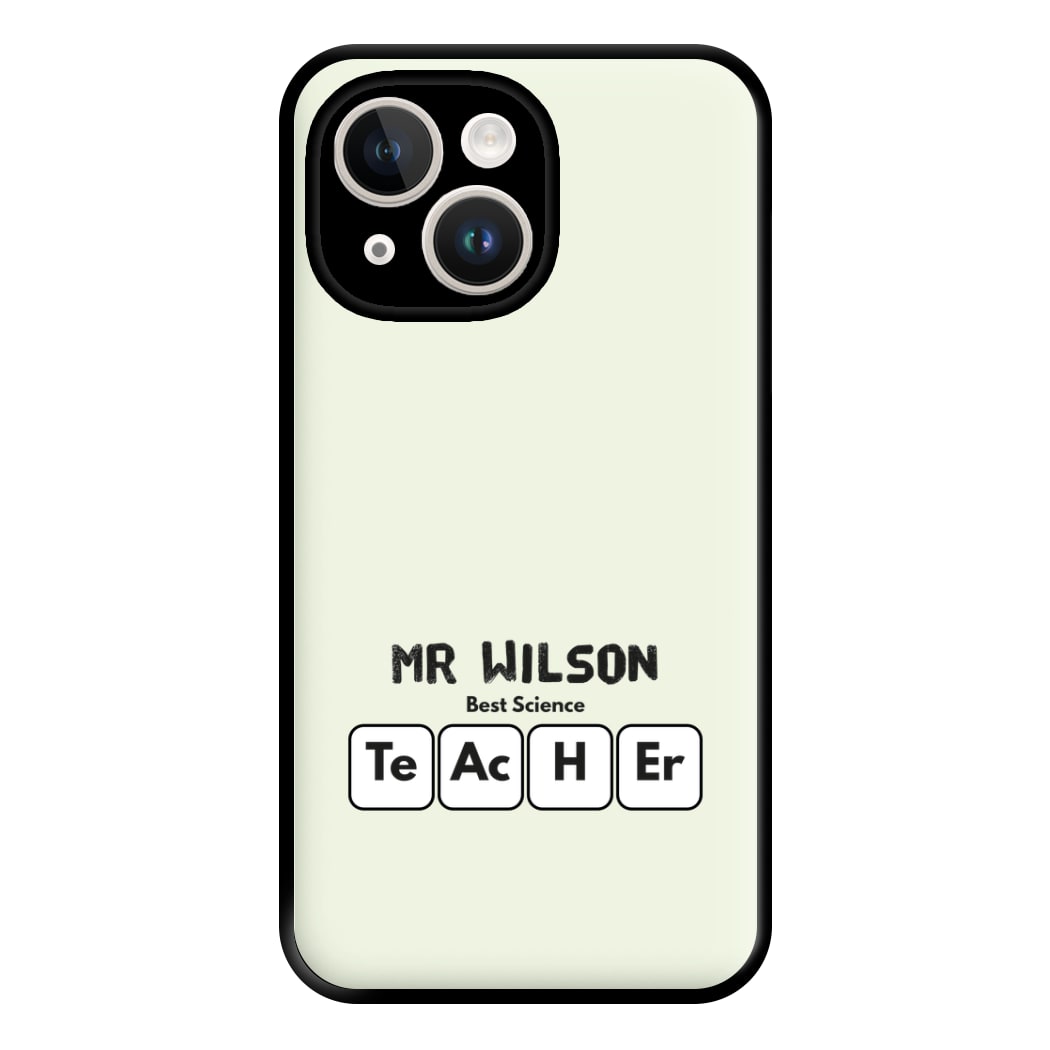 Science Teacher - Personalised Teachers Gift Phone Case for iPhone 14 Plus