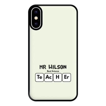 Science Teacher - Personalised Teachers Gift Phone Case for iPhone XS Max