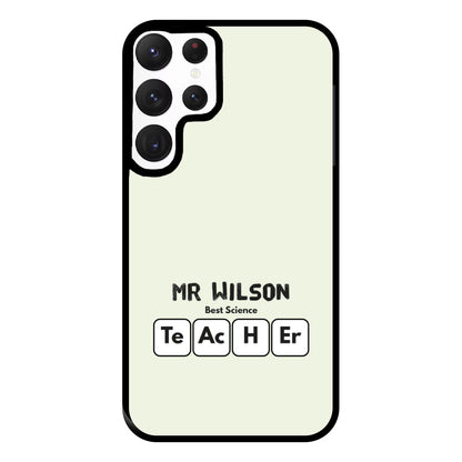 Science Teacher - Personalised Teachers Gift Phone Case for Galaxy S22 Ultra