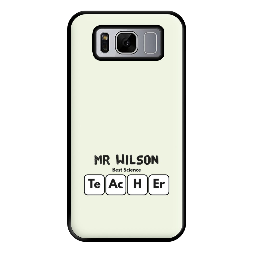 Science Teacher - Personalised Teachers Gift Phone Case for Galaxy S8 Plus