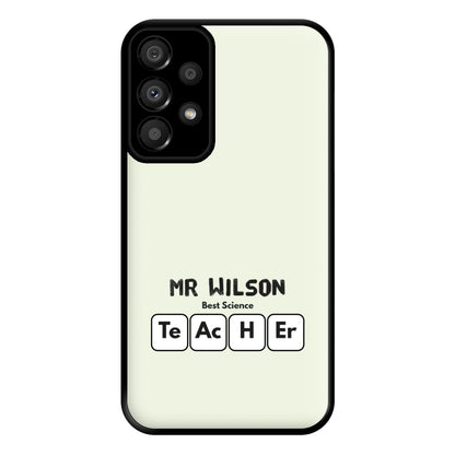 Science Teacher - Personalised Teachers Gift Phone Case for Galaxy A33