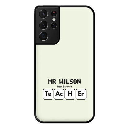 Science Teacher - Personalised Teachers Gift Phone Case for Galaxy S21 Ultra