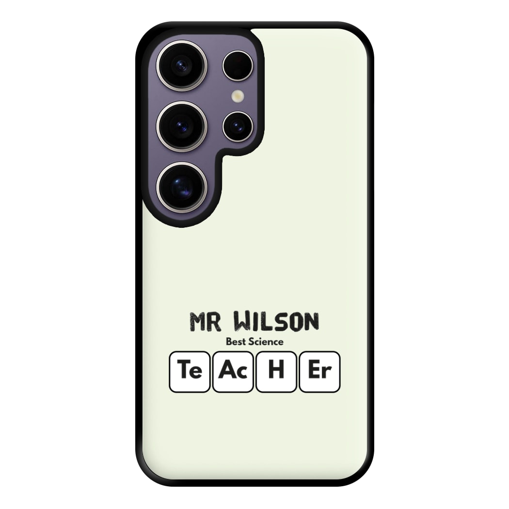 Science Teacher - Personalised Teachers Gift Phone Case for Galaxy S25 Ultra