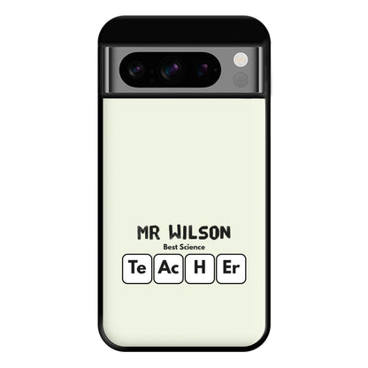 Science Teacher - Personalised Teachers Gift Phone Case for Google Pixel 8 Pro