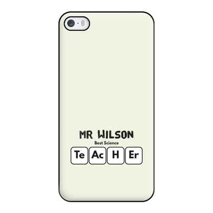 Science Teacher - Personalised Teachers Gift Phone Case for iPhone 5 / 5s / SE 2016