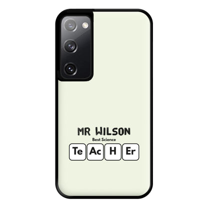 Science Teacher - Personalised Teachers Gift Phone Case for Galaxy S20