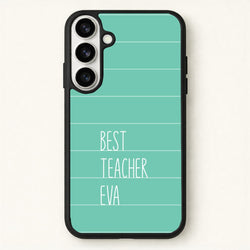 Best Teacher Eva Phone Case for Galaxy S26