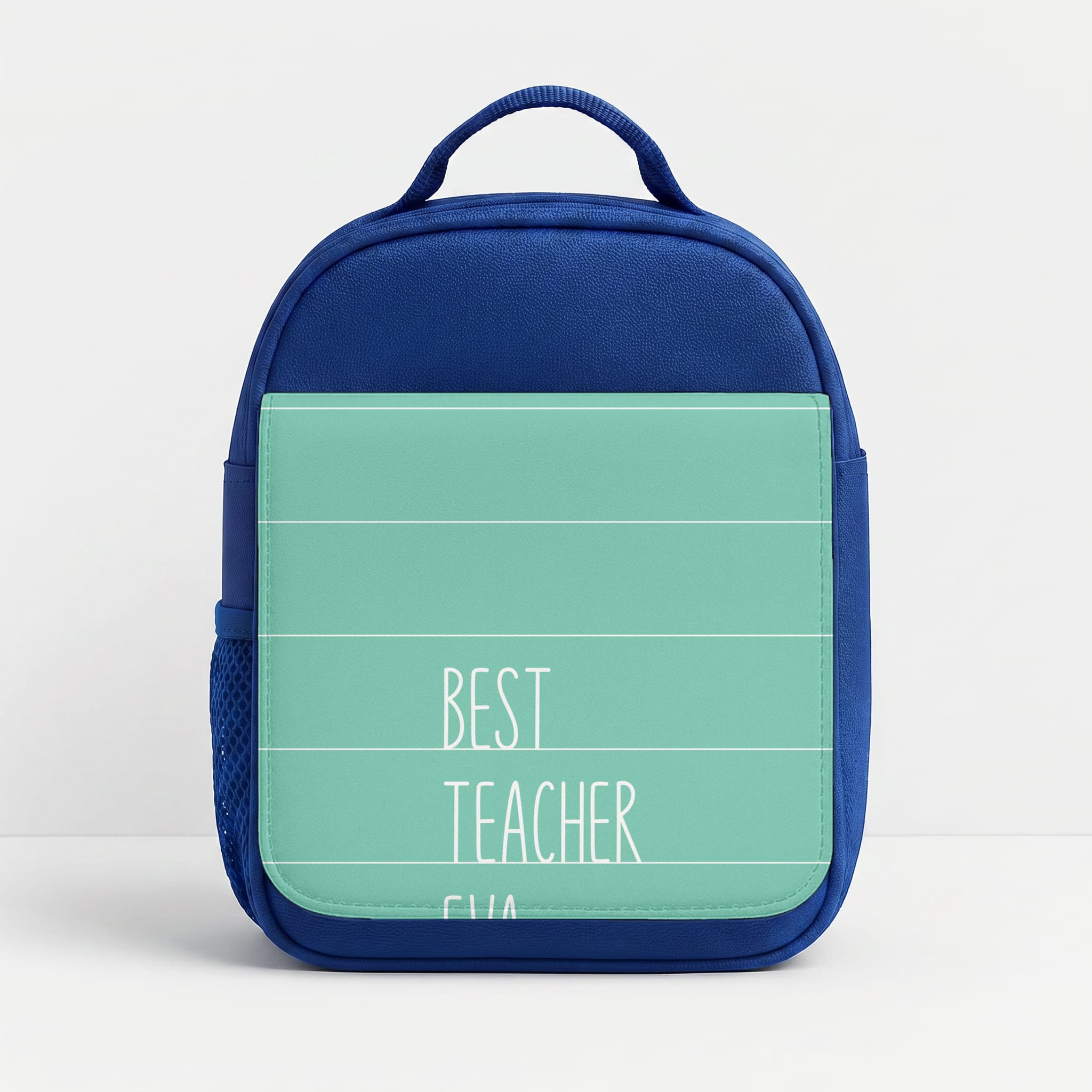 Best Teacher Eva Lunchbox - Blue