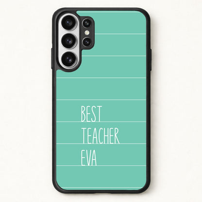 Best Teacher Eva Phone Case for Galaxy S26 Ultra