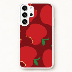 Teacher Apples Pattern Phone Case for Galaxy S26 Ultra